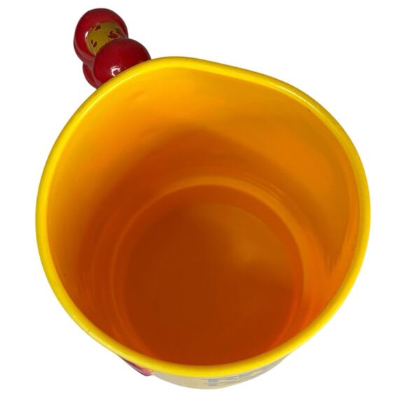 VTG Ringling Bros Barnum & Bailey Circus 3D Yellow Clown Plastic Mug Cup 1990s - Picture 9 of 12